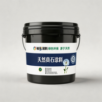 Peinture murale extérieure en pierre naturelle Yucai Factory, revêtement liquide, application par pulvérisation, à base d'eau, anti-jaunissement, effet pierre véritable