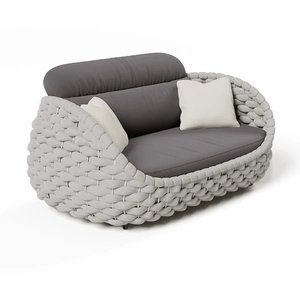 Coussin <span class=keywords><strong>de</strong></span> <span class=keywords><strong>jardin</strong></span> en <span class=keywords><strong>aluminium</strong></span> et rotin au design moderne Ensembles <span class=keywords><strong>de</strong></span> meubles d'extérieur en L Canapés <span class=keywords><strong>de</strong></span> <span class=keywords><strong>jardin</strong></span> pour <span class=keywords><strong>salon</strong></span> <span class=keywords><strong>de</strong></span> patio 4 <span class=keywords><strong>places</strong></span> - Product Image 5