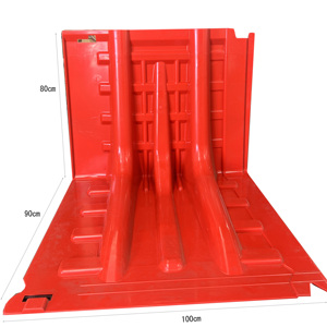 100*80*90cm ABS plastik kırmızı renk L şekli ev kapı kapısı koruma su kontrol engelleme sel bariyer - Product Image 1
