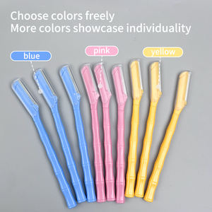 Бритва для бровей в форме трости, безболезненный инструмент для удаления волос, экологичный и безопасный триммер для гладкой линии бровей для женщин - Product Image 5