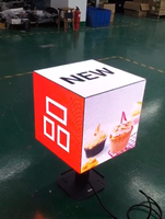 Schermo a cubo a LED a forma speciale con schermo a cubo a LED a forma di Rubik multi-lato con funzione di rotazione personalizzabile