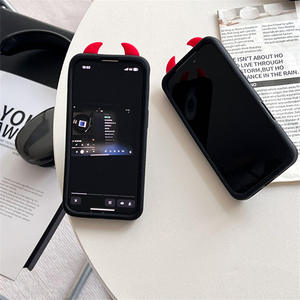 Funda Protectora de Silicona <span class=keywords><strong>Invisible</strong></span> IMD con Diseño de Dibujos Animados para Teléfono Móvil 17/16/15/14/13/12 Pro Max/Plus, para Chicas - Product Image 4