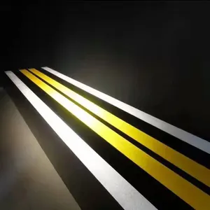베이징 ROADSAFE 안전 장비 바닥 테이프 노란색 반사 호일 포장 마킹 테이프