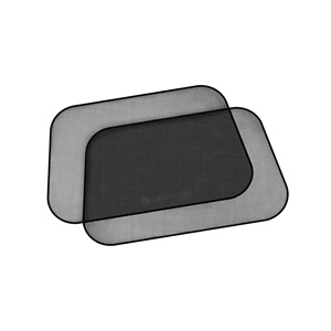 Parasol Lateral para Auto, Malla Negra Transparente, Adhesivos Estáticos, Protección UV Estándar - Product Image 1