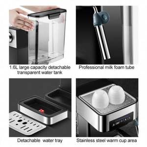 Cafetera Espresso Portátil de Acero Inoxidable Tipo Italiano de 20 Bares con Vaporizador de Leche para Espresso, Cappuccino, Latte y Mocha - Product Image 6