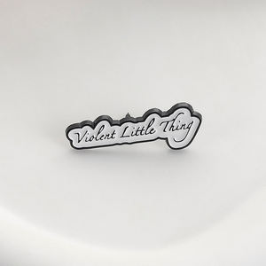 暴力小东西珐琅别针哥特式恐怖小说胸针翻领徽章恐怖动物饰品批发礼物给恋人朋友 - Product Image 3