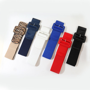 Ceinture extensible pour <span class=keywords><strong>femme</strong></span> personnalisée Ceintures élastiques larges des années 1950 - Product Image 5
