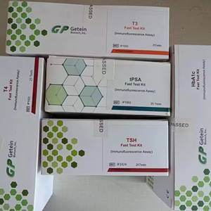 Getein POCT 1100 1160 Immunoassay Analyzer testkit FSH CTnI HbA1c D-dimer T3 T4 <span class=keywords><strong>TSH</strong></span> Progesteron kwantitatieve detectie reagens - Product Image 2