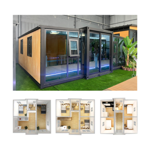 Cabina uccello 40ft piccola casa prefabbricato impermeabile in legno contenitore pieghevole capsula casa 2 camere da letto casa contenitore - Product Image 3