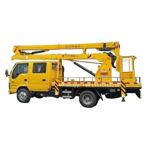 Gebruikt Japan merk 4x2 16/18/20 m Antenne werken platform hoge lifting truck met geïsoleerde 200kgs emmer voor verkoop