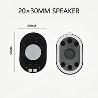 Haut-parleur magnétique en néodyme étanche IP67 KAIBOER KBE-2030 20*30MM à piste elliptique, 8 Ohms, 1 Watt, aimant interne