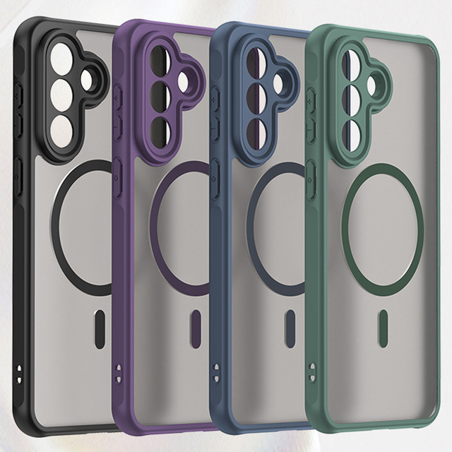 Wholesale MOQ 50 Pcs Magnetic Phone Case for Samsung Galaxy A57 Hard PC Cover for galaxy A37 A17 A07 A16 A26 A36 A56 LM002