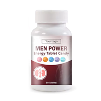 Pilules Énergisantes pour Hommes Complément Alimentaire Puissance Masculine Comprimés Extrait Herbal Maca Ginseng OEM ODM Marque Privée Amélioration Masculine