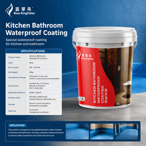 Peinture de revêtement acrylique imperméable de qualité supérieure Strong Factory pour la protection contre l'humidité des cuisines, salles de bain et douches - Product Image 4