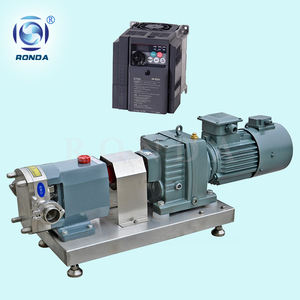 Bombas rotativas de <span class=keywords><strong>tri</strong></span> lobe, D-3A grau alimentício para mel/elétrico alta viscosidade líquido bomba de lobo - Product Image 6