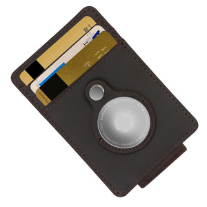 Genuine Leather Card Holder 4 Inch <b>RFID</b> <b>Blocking</b> Multi Functional <b>Wallet</b> For Credit Cards And Driver License Storage - Product Image 2