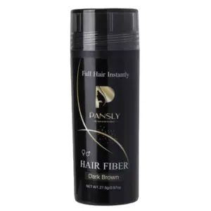 Pansly Premium Quality Black Thick Boldify <strong>Hair</strong> Filling Building Fibers Natural Color <strong>Hair</strong> <strong>Powder</strong> with Holding Spray - Product Image 1