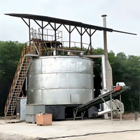 Equipo de Compostaje Vertical de Alta Temperatura para Fertilizantes Orgánicos y Tanque de Fermentación Aeróbica para el Tratamiento de Estiércol de Pollo