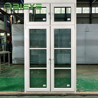 Fenêtre en bois recouvert d'aluminium profilé 86, anti-corrosion, extérieur en aluminium pour une utilisation extérieure durable