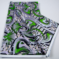 Tela de Cera Holandesa de Gran Calidad, 100% Algodón, Estampado Java, 6 Yardas, para Confección de Diseños Batik Modernos para Bodas