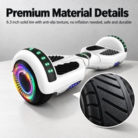 Hoverboard auto-équilibrant LED amusant avec Bluetooth pour le divertissement et le plaisir quotidien