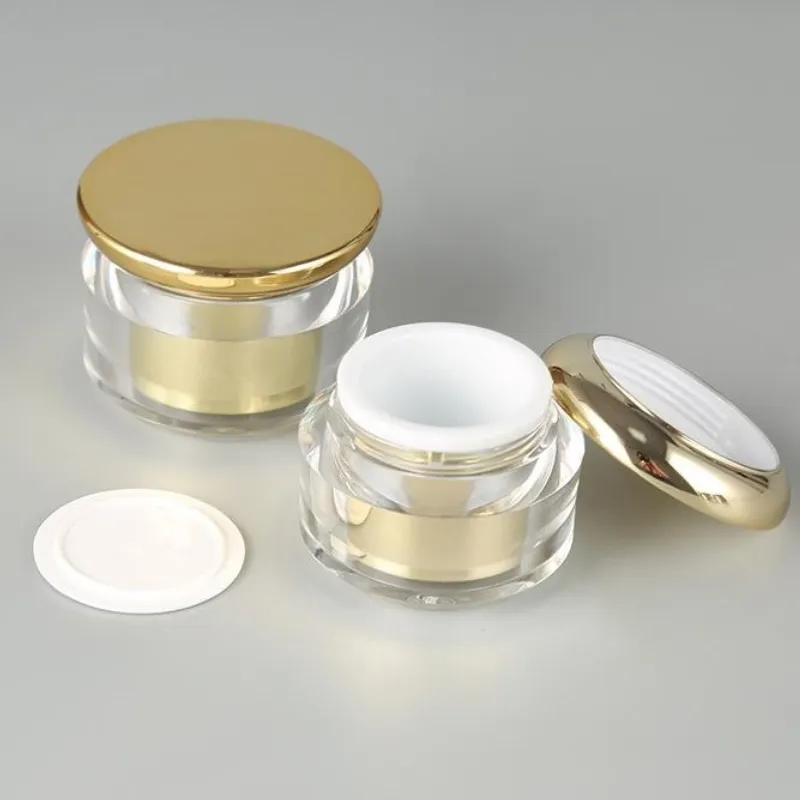 15g 20g 30g 40g 50g barattolo di crema acrilica di lusso in plastica di nuovo design per crema per gli occhi crema per il viso cura della pelle
