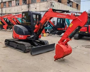 Excavadora Hitachi ZX50U usada de 5 toneladas 90% nueva condición Mini Excavadora hidráulica sobre orugas segunda mano Zx50u Zx50 hoja de excavadora - Product Image 5