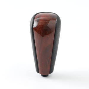 Poignée de levier de vitesse en cuir ergonomique pour voiture Toyota, sélecteur rotatif automatique - Product Image 4