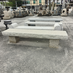 Meubles de jardin, chaises pour la maison, la cour et l'école, bancs et tabourets modernes en pierre de granit naturelle sculptée, bancs de paysage - Product Image 2