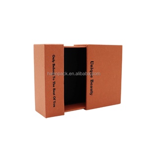 Eco Friendly Custom Design Kraft Cardboard Square <b>Box</b> Luxury <b>Gift</b> Drawder <b>Box</b> Packaging for Jewelry - Product Image 4