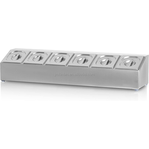 ชั้นวางเครื่องปรุงสแตนเลสสำหรับโต๊ะครัวเชิงพาณิชย์ ชั้นเก็บเครื่องปรุงสำหรับร้านอาหาร บริการจัดเลี้ยง และเตรียมอาหาร - Product Image 1