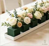 FLORRY Briques de mousse florale robustes pour les créations florales architecturales