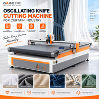 Machine de découpe à couteau oscillant pour tissu de rideau de scène insonorisant et ignifuge, draperie de théâtre, textile