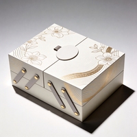 Boîte cadeau de parfum créative personnalisée, design à ouverture latérale, emballage rigide en papier de luxe avec logo estampé à chaud pour les parfums