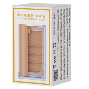ตลับหมึกสีน้ำตาลสำหรับเครื่องพิมพ์อาหารแบบพกพา สำหรับใช้งานในธุรกิจ HORECA - Product Image 1