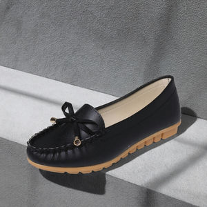 Damen Sommer Leopard Design Boots schuhe PVC Flat Heel Freizeit schuhe mit rutsch festem und leichtem Knopf verschluss - Product Image 3