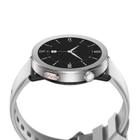 Reloj Inteligente E200 con Forma Redonda, de Aleación de Zinc Morado, Pantalla LCD Grande de 1.85 Pulgadas, Reloj Inteligente Android para Mujeres, Señoras y Niñas