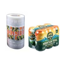 Film rétractable en plastique transparent souple haute performance, compostable, perforé, film rétractable thermique en PE