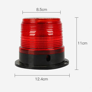 Segnale di vendita calda luci di avvertimento solari sicurezza stradale luce stroboscopica ambra per luce di segnalazione solare di emergenza del veicolo - Product Image 2