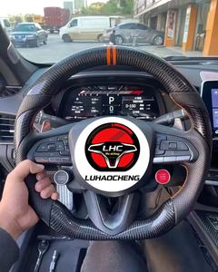 Volant de direction en carbone forgé D-Shape Motorsport pour <span class=keywords><strong>Cadillac</strong></span>, nouvelles et anciennes générations, séries CT XT, pièces de tuning - Product Image 3
