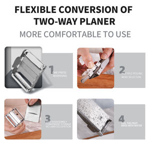 مقشرة 3 في 1 من جوليان, مقشرة 3 في 1 من جوليان ، مقشرة فواكه ، مطبخ ، طبقة فاخرة من الصلب المقاوم للصدأ ، مقشرة الجزر والخضراوات - Product Image 6