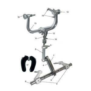 Dụng Cụ Phẫu Thuật Kẹp Đầu Lâu Ba Đầu/Kẹp Đầu Lâu Ba Điểm Phẫu Thuật Thần Kinh Cao Cấp Thiết Bị Phòng Phẫu Thuật - Product Image 4