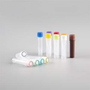 Tubo de laboratorio AMNGENT, tubos criogénicos con tapa, viales criogénicos de 0,5/1,5/2ml, tubo criovial centrífugo estéril, microtubos de fondo plano para laboratorio - Product Image 3