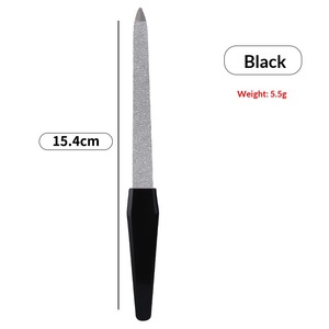 Juego <span class=keywords><strong>de</strong></span> Limas <span class=keywords><strong>de</strong></span> <span class=keywords><strong>Uñas</strong></span> <span class=keywords><strong>de</strong></span> Doble Cara <span class=keywords><strong>de</strong></span> Acero Inoxidable y Zafiro, Herramienta <span class=keywords><strong>de</strong></span> Manicura Metálica para Eliminar Piel Muerta, Pulir y Usar en Salones <span class=keywords><strong>de</strong></span> Belleza - Product Image 6