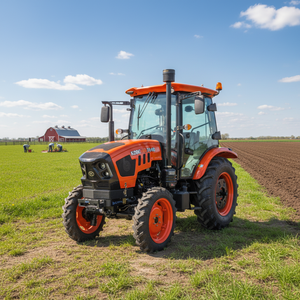 80hp 4x4 AC Cabina <span class=keywords><strong>Traktor</strong></span> Motor diésel Tractor agrícola Sistema hidráulico Trator - Product Image 2