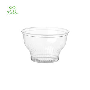 <span class=keywords><strong>Verre</strong></span> PET biodégradable de 8oz avec couvercle imprimé de logo personnalisé pour les fêtes de mariage pour Frappes Sodas Smoothies Take-Away Shots - Product Image 1