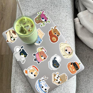 50 Uds. Pegatinas de grafiti de gato de dibujos animados para ocultar y buscar para pared de botella, pegatina de regalo creativa para tienda de mascotas - Product Image 6