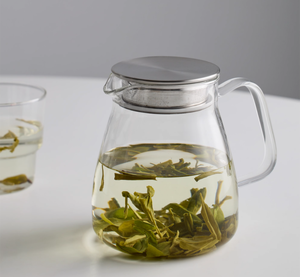 450ml Glass Teapot Kettle with Stainless Steel Filter Lid Stovetop Safe Glass <strong>Tea</strong> <strong>Maker</strong> for Loose Leaf <strong>Tea</strong> - Product Image 6