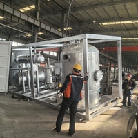 Usine de pyrolyse de déchets plastiques à petite échelle de 500 kg montée sur patins, machine de recyclage de traitement du caoutchouc, pièces détachées de pyrolyse