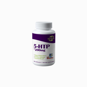 อาหารเสริม 5-HTP สำหรับปรับอารมณ์ รับผลิตแบบ OEM ODM และฉลากสินค้าส่วนตัว - ช่วยบำรุงสมอง ช่วยผ่อนคลายและนอนหลับได้ดีขึ้น ปราศจาก GMO - Product Image 1